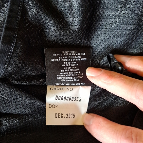 NWT Motorcycle Jacket Roland Sands W/liner Text Sentinel Anthra Body Protection - Picture 12 of 16